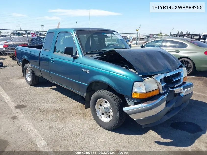 1998 Ford Ranger Xl/Xlt VIN: 1FTYR14CXWPA89255 Lot: 40407181