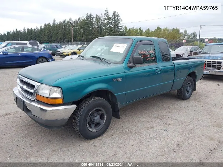 1998 Ford Ranger Xl/Xlt VIN: 1FTYR14C4WPA59765 Lot: 40418796