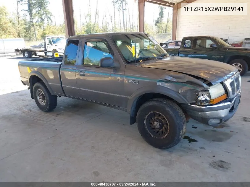 1998 Ford Ranger Splash/Xl/Xlt VIN: 1FTZR15X2WPB29141 Lot: 40430787