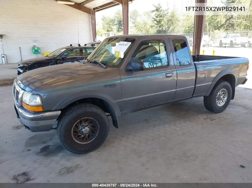 1998 Ford Ranger Splash/Xl/Xlt VIN: 1FTZR15X2WPB29141 Lot: 40430787