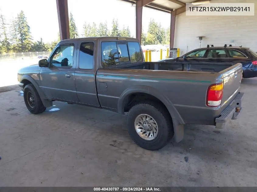 1998 Ford Ranger Splash/Xl/Xlt VIN: 1FTZR15X2WPB29141 Lot: 40430787