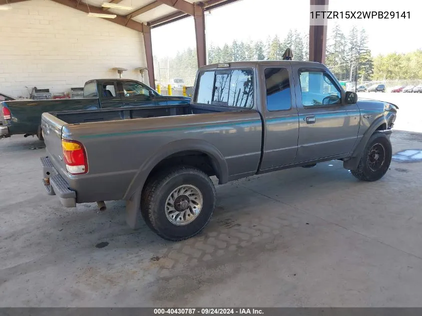 1998 Ford Ranger Splash/Xl/Xlt VIN: 1FTZR15X2WPB29141 Lot: 40430787