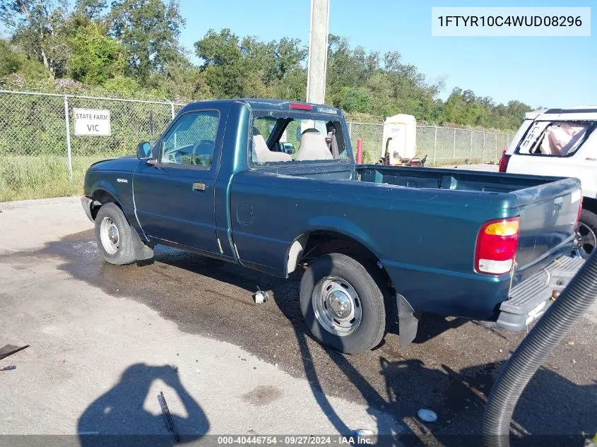 1998 Ford Ranger Splash/Xl/Xlt VIN: 1FTYR10C4WUD08296 Lot: 40446754