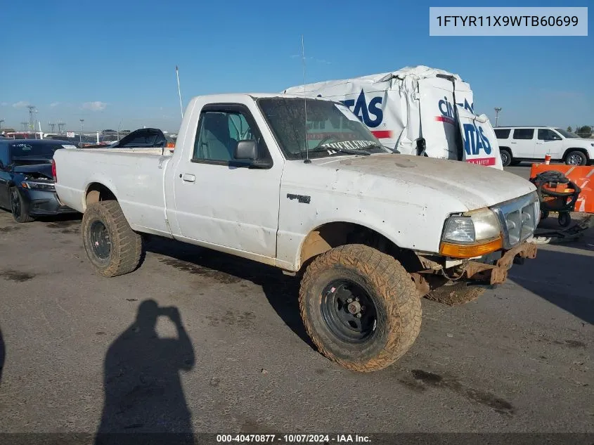 1998 Ford Ranger VIN: 1FTYR11X9WTB60699 Lot: 40470877