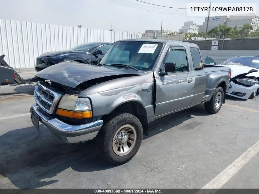 1998 Ford Ranger Xl/Xlt VIN: 1FTYR14C9WPA08178 Lot: 40497682