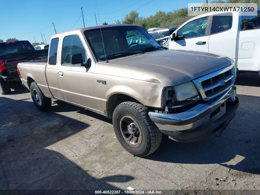 1998 Ford Ranger Xl/Xlt VIN: 1FTYR14CXWTA71250 Lot: 40522307