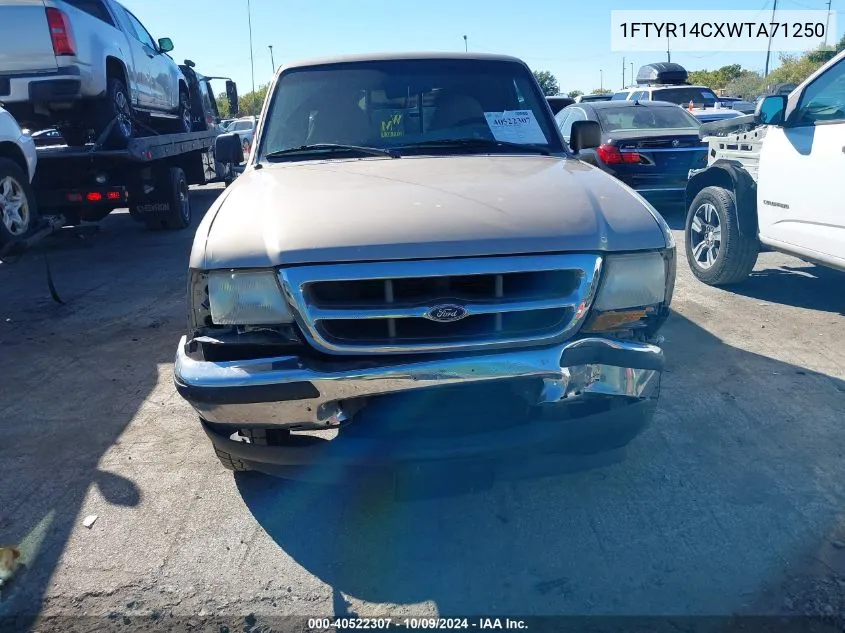 1998 Ford Ranger Xl/Xlt VIN: 1FTYR14CXWTA71250 Lot: 40522307