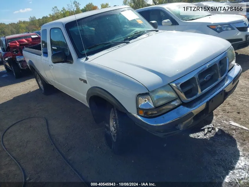 1998 Ford Ranger Super Cab VIN: 1FTZR15X5WTA78466 Lot: 40545943