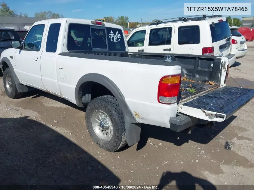 1998 Ford Ranger Super Cab VIN: 1FTZR15X5WTA78466 Lot: 40545943