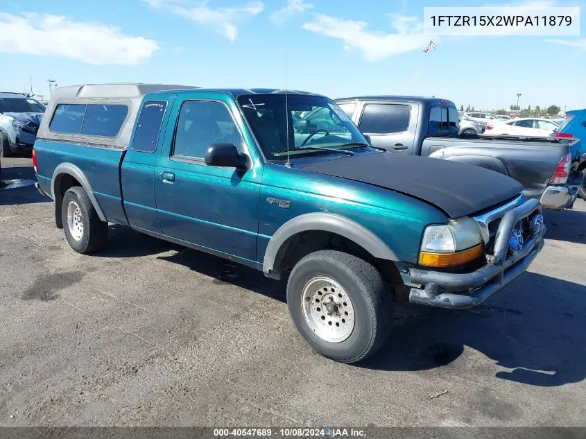 1998 Ford Ranger Splash/Xl/Xlt VIN: 1FTZR15X2WPA11879 Lot: 40547689