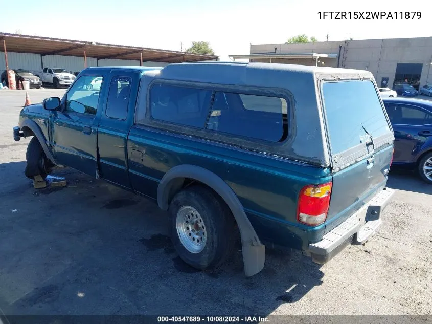 1998 Ford Ranger Splash/Xl/Xlt VIN: 1FTZR15X2WPA11879 Lot: 40547689