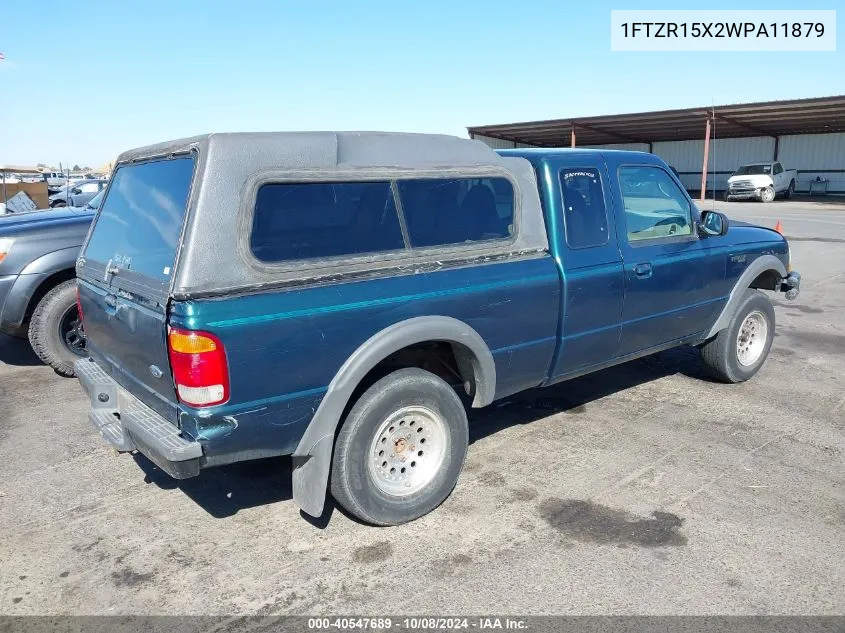 1998 Ford Ranger Splash/Xl/Xlt VIN: 1FTZR15X2WPA11879 Lot: 40547689