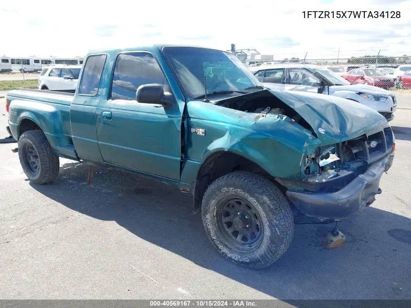 1998 Ford Ranger Splash/Xl/Xlt VIN: 1FTZR15X7WTA34128 Lot: 40569167