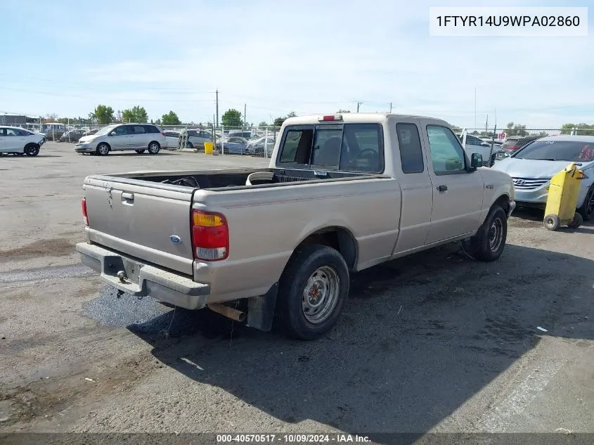 1998 Ford Ranger Splash/Xl/Xlt VIN: 1FTYR14U9WPA02860 Lot: 40570517