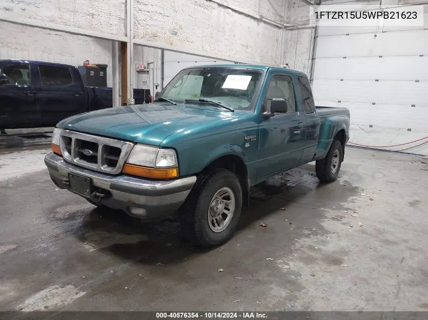 1998 Ford Ranger Splash/Xl/Xlt VIN: 1FTZR15U5WPB21623 Lot: 40576354