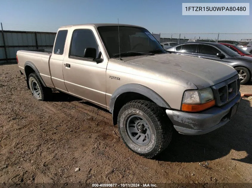 1998 Ford Ranger Splash/Xl/Xlt VIN: 1FTZR15U0WPA80480 Lot: 40590677