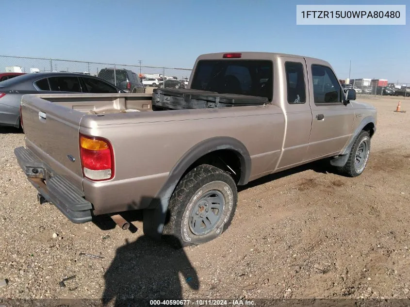 1998 Ford Ranger Splash/Xl/Xlt VIN: 1FTZR15U0WPA80480 Lot: 40590677