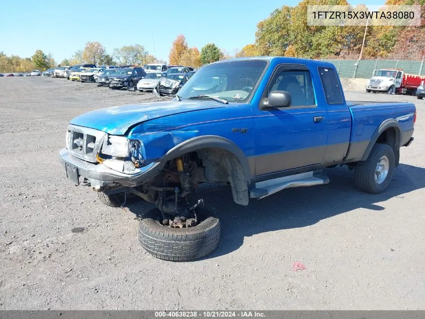 1FTZR15X3WTA38080 1998 Ford Ranger Super Cab