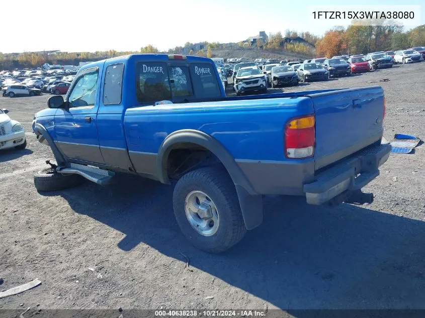 1FTZR15X3WTA38080 1998 Ford Ranger Super Cab