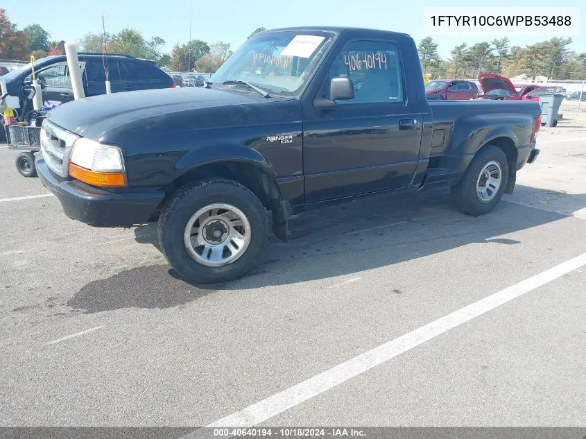 1998 Ford Ranger Splash/Xl/Xlt VIN: 1FTYR10C6WPB53488 Lot: 40640194