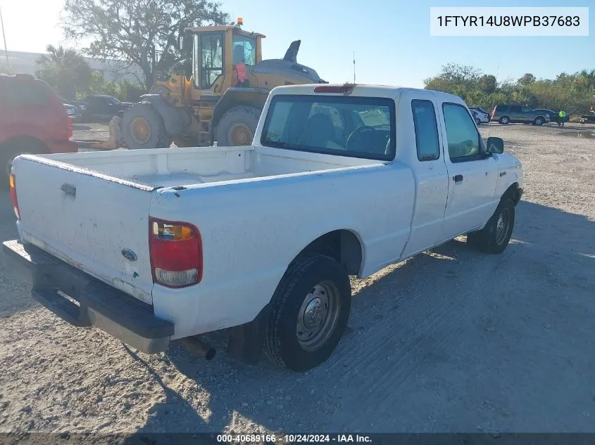 1998 Ford Ranger Splash/Xl/Xlt VIN: 1FTYR14U8WPB37683 Lot: 40689166