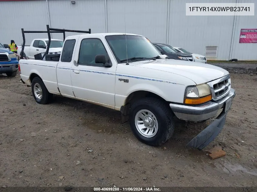 1998 Ford Ranger Splash/Xl/Xlt VIN: 1FTYR14X0WPB23741 Lot: 40699288