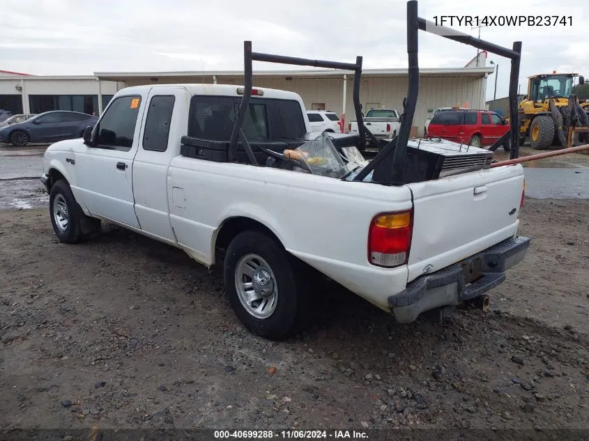 1998 Ford Ranger Splash/Xl/Xlt VIN: 1FTYR14X0WPB23741 Lot: 40699288