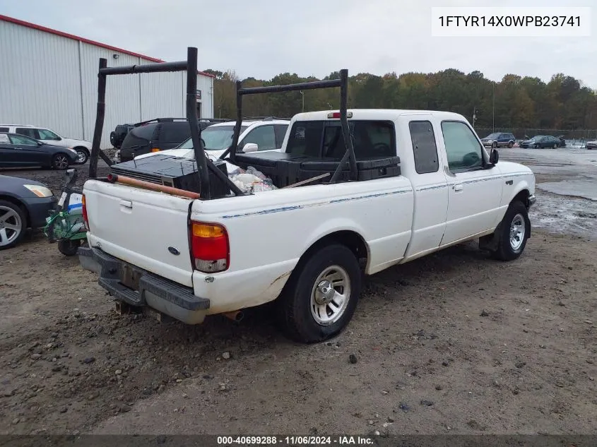 1998 Ford Ranger Splash/Xl/Xlt VIN: 1FTYR14X0WPB23741 Lot: 40699288