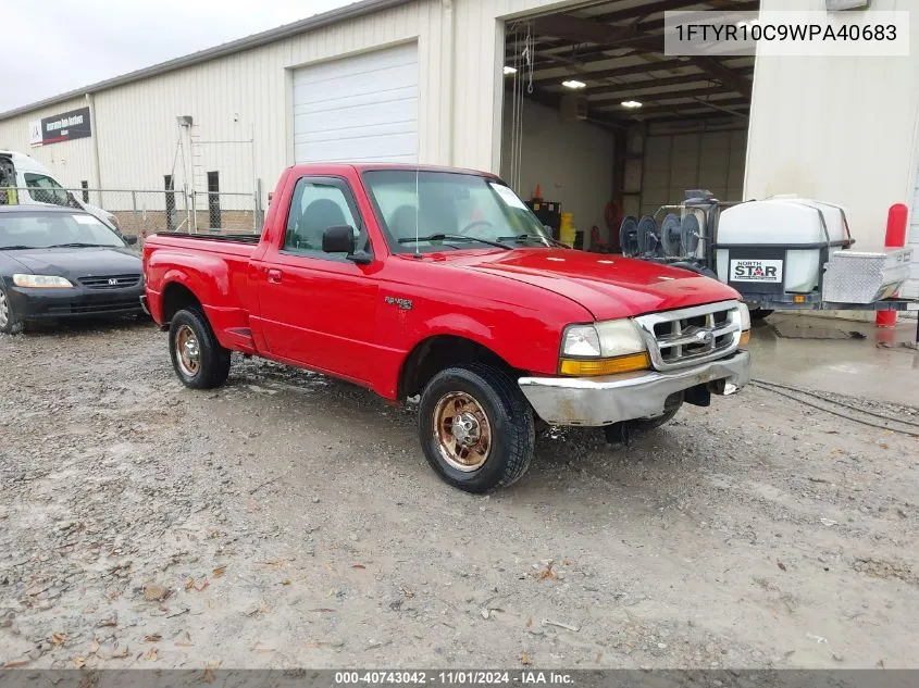 1998 Ford Ranger Splash/Xl/Xlt VIN: 1FTYR10C9WPA40683 Lot: 40743042