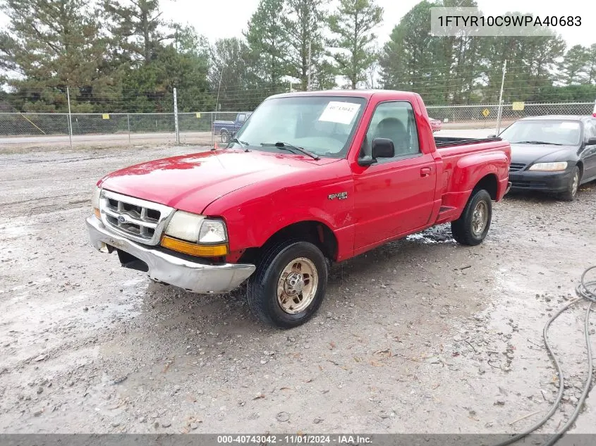 1998 Ford Ranger Splash/Xl/Xlt VIN: 1FTYR10C9WPA40683 Lot: 40743042