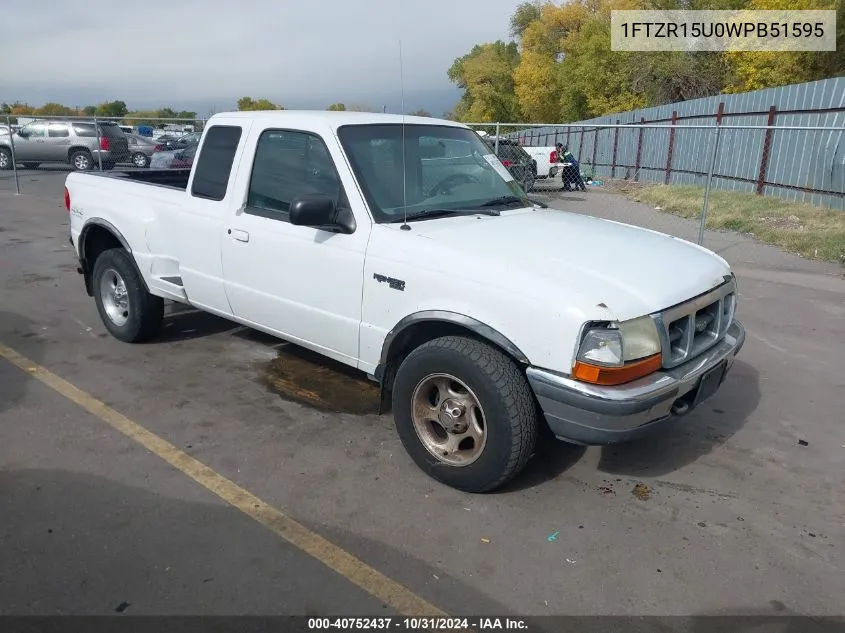 1998 Ford Ranger Splash/Xl/Xlt VIN: 1FTZR15U0WPB51595 Lot: 40752437