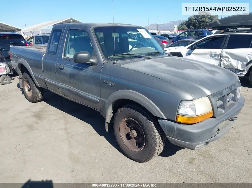 1998 Ford Ranger Splash/Xl/Xlt VIN: 1FTZR15X4WPB25222 Lot: 40812293