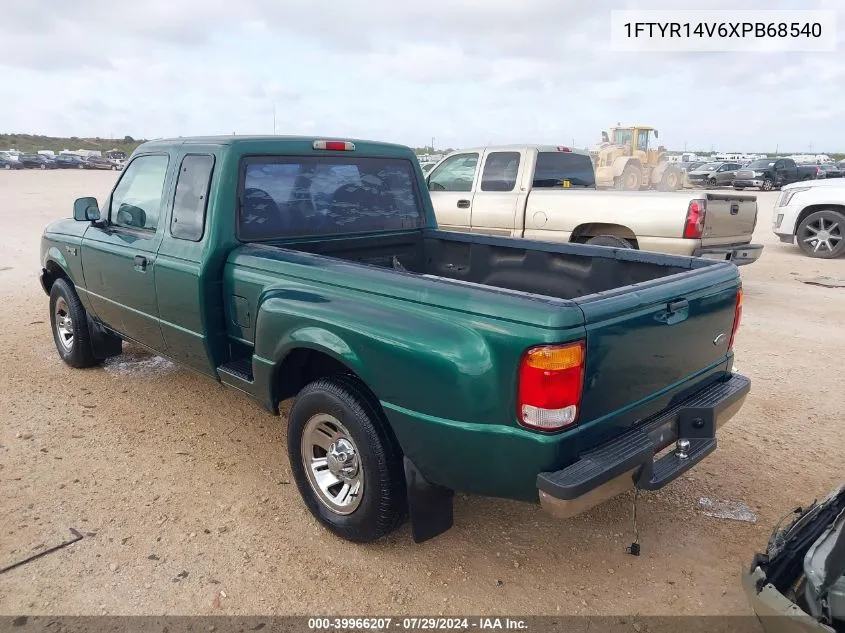 1999 Ford Ranger Xl/Xlt VIN: 1FTYR14V6XPB68540 Lot: 39966207