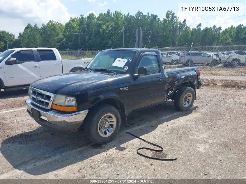 1999 Ford Ranger Xl/Xlt VIN: 1FTYR10C5XTA67713 Lot: 39981251