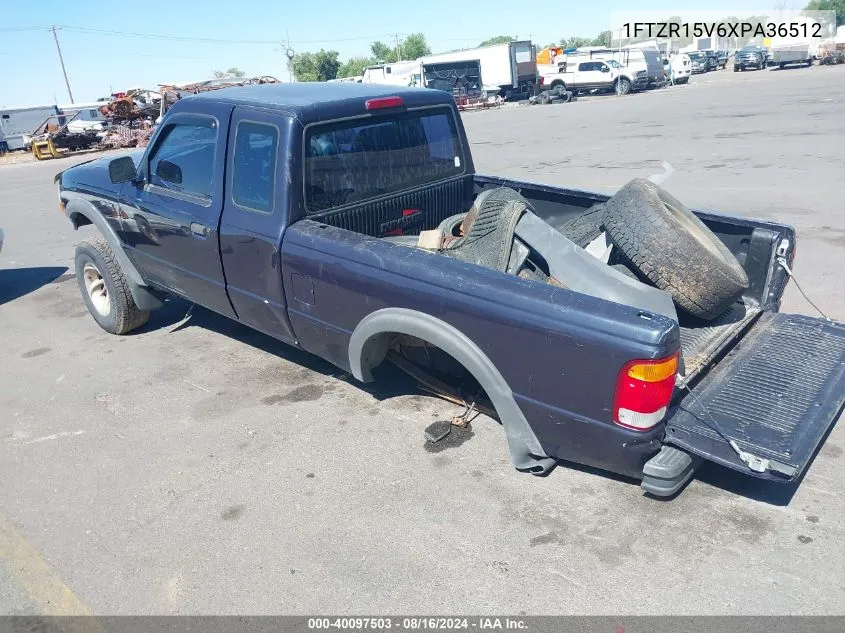 1999 Ford Ranger Xl/Xlt VIN: 1FTZR15V6XPA36512 Lot: 40097503