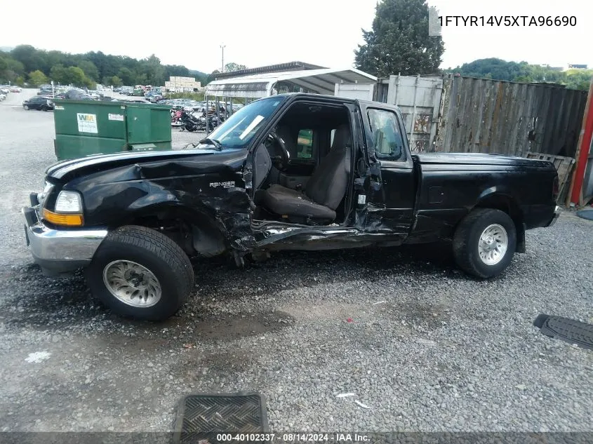 1999 Ford Ranger Xl/Xlt VIN: 1FTYR14V5XTA96690 Lot: 40102337