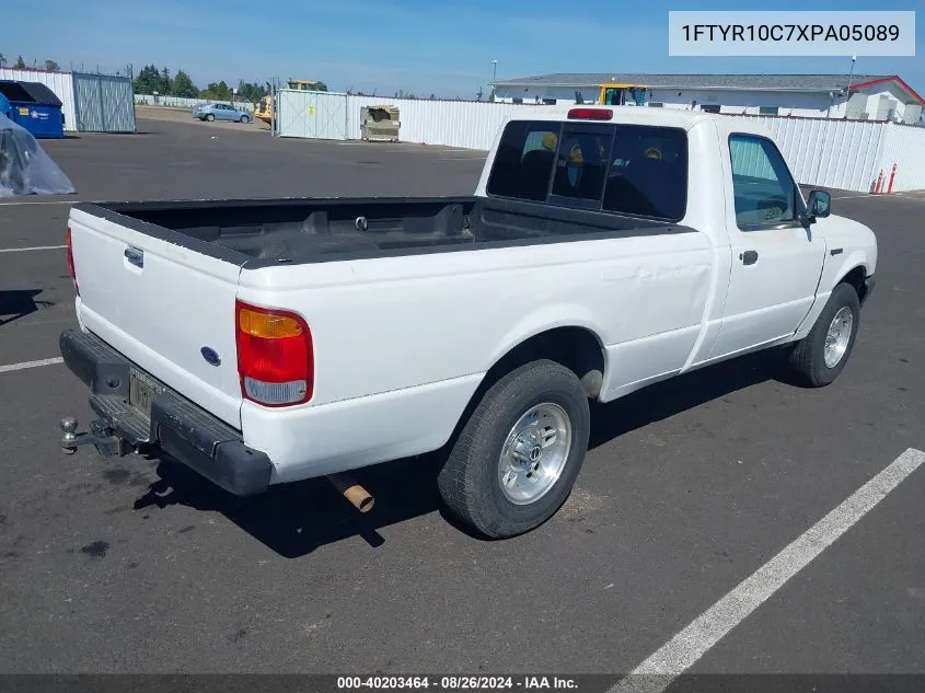 1FTYR10C7XPA05089 1999 Ford Ranger Xl/Xlt