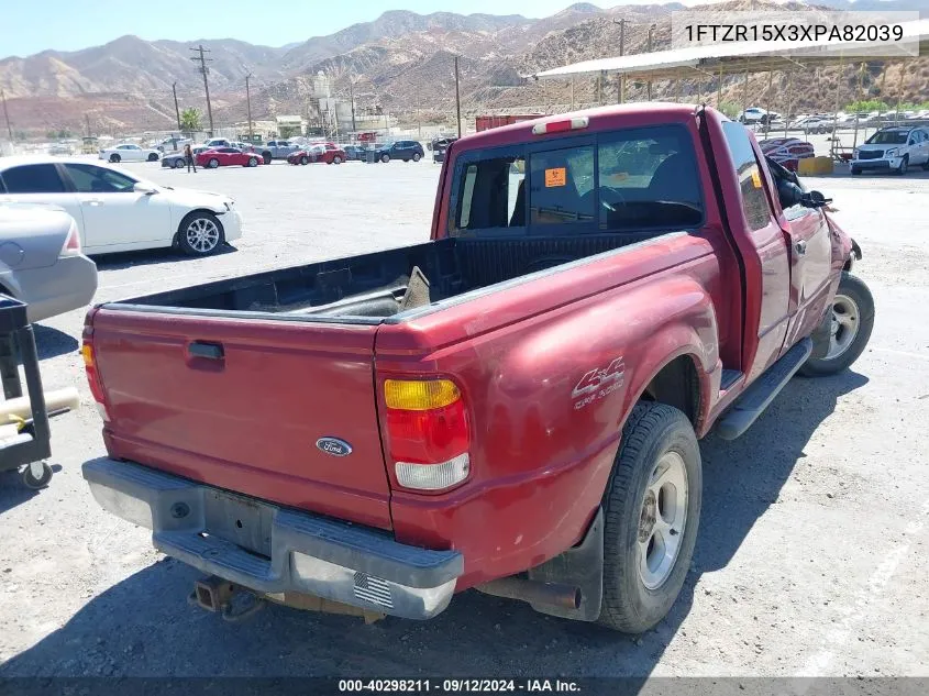 1999 Ford Ranger Super Cab VIN: 1FTZR15X3XPA82039 Lot: 40298211