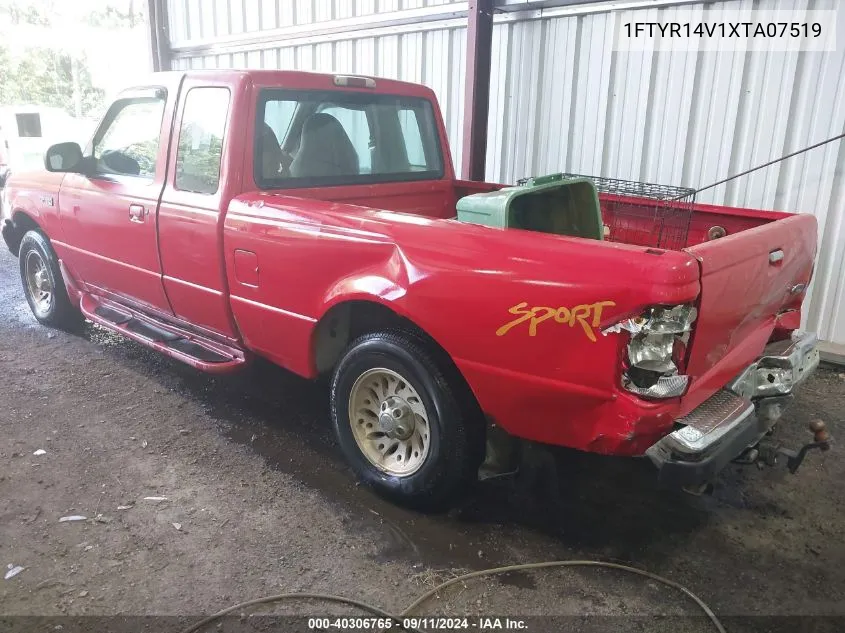 1FTYR14V1XTA07519 1999 Ford Ranger Super Cab