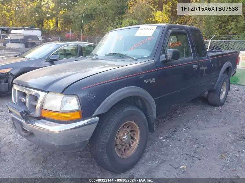 1999 Ford Ranger Xlt VIN: 1FTZR15X6XTB07538 Lot: 40322144