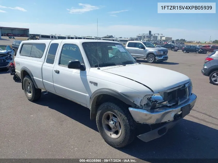 1999 Ford Ranger Xl/Xlt VIN: 1FTZR15V4XPB05939 Lot: 40335560