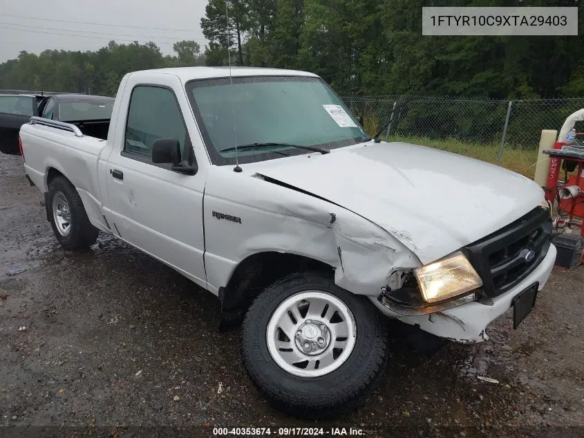 1999 Ford Ranger VIN: 1FTYR10C9XTA29403 Lot: 40353674