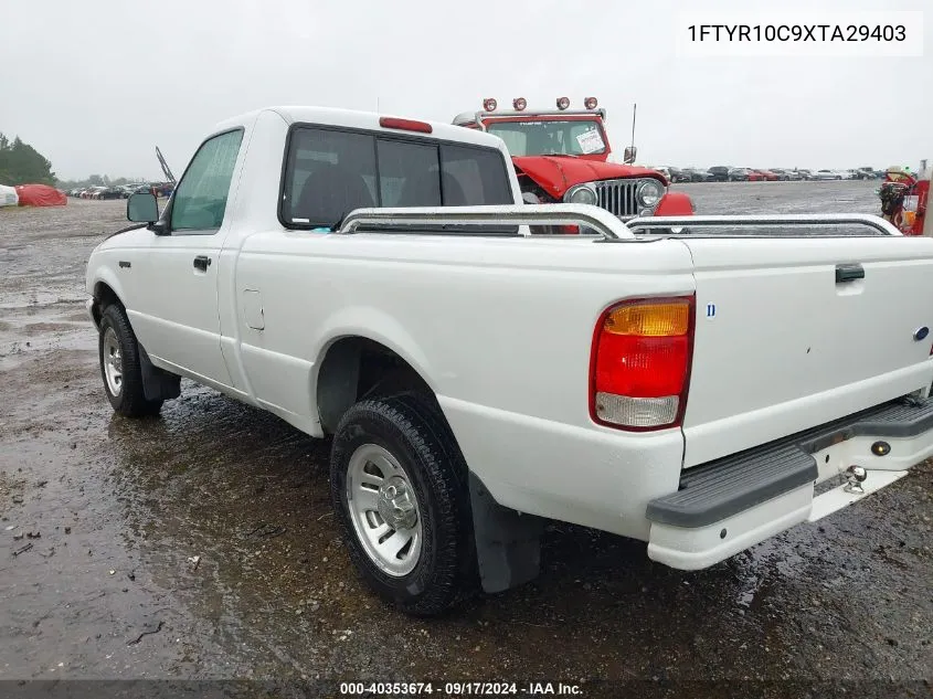 1999 Ford Ranger VIN: 1FTYR10C9XTA29403 Lot: 40353674