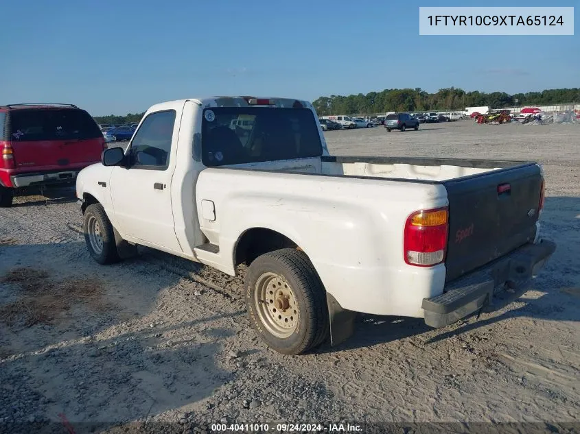 1999 Ford Ranger VIN: 1FTYR10C9XTA65124 Lot: 40411010