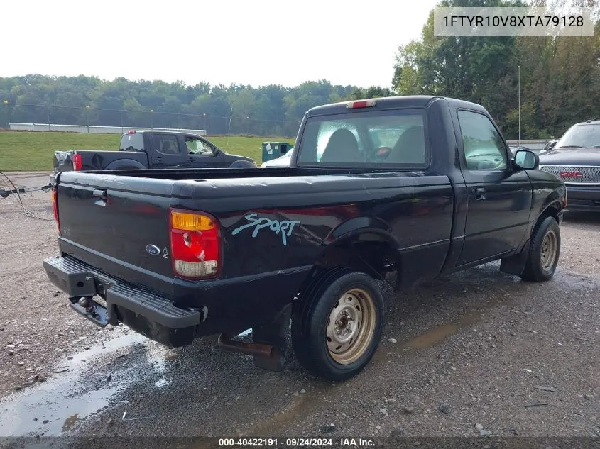 1999 Ford Ranger Xl/Xlt VIN: 1FTYR10V8XTA79128 Lot: 40422191