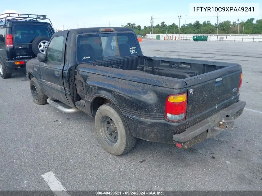 1999 Ford Ranger Xl/Xlt VIN: 1FTYR10C9XPA49241 Lot: 40429521