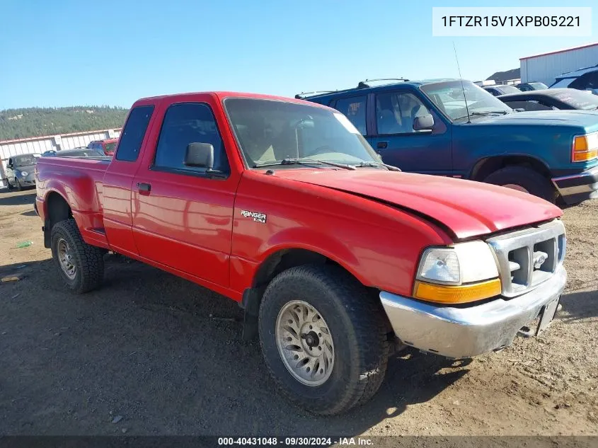 1999 Ford Ranger Super Cab VIN: 1FTZR15V1XPB05221 Lot: 40431048