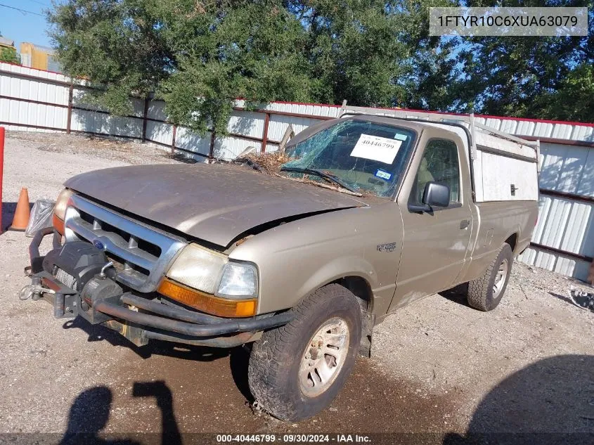 1999 Ford Ranger VIN: 1FTYR10C6XUA63079 Lot: 40446799