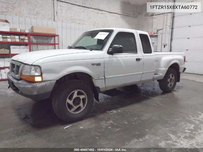 1999 Ford Ranger Super Cab VIN: 1FTZR15X8XTA60772 Lot: 40457492