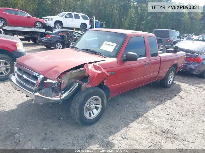 1999 Ford Ranger Xl/Xlt VIN: 1FTYR14V8XPB90331 Lot: 40458207